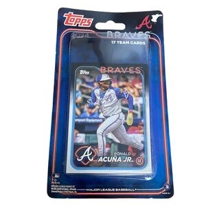 Topps 2024 Atlanta Braves Team Factory Sealed Baseball Card Set